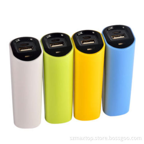 New Arrival 2,200mAh Power Bank with 18650 Cell, White/Green/Yellow/Blue Color, Optional